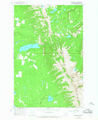 Holland Lake 1965 topographic map thumbnail