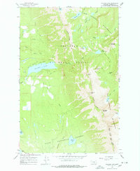 Holland Lake 1965 topographic map thumbnail