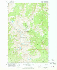 Holland Peak 1965 topographic map thumbnail