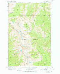 Holland Peak 1965 topographic map thumbnail