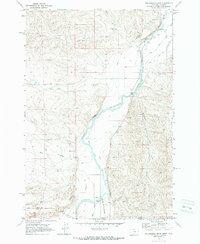 Hollenbeck Draw 1969 topographic map thumbnail