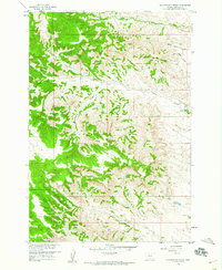 Hollowwood Creek 1958 topographic map thumbnail