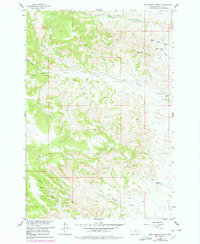 Hollowwood Creek 1958 topographic map thumbnail