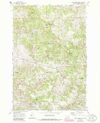 Home Creek Butte 1966 topographic map thumbnail