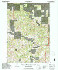 Home Creek Butte 1995 topographic map thumbnail