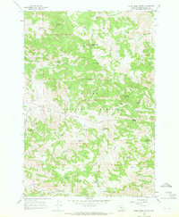 Home Creek Butte 1966 topographic map thumbnail