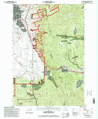 Homestake 1996 topographic map thumbnail