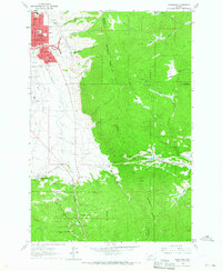 Homestake 1963 topographic map thumbnail