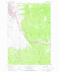 Homestake 1963 topographic map thumbnail