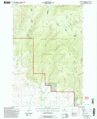 Hoover Spring 1995 topographic map thumbnail