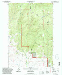 Hoover Spring 1995 topographic map thumbnail