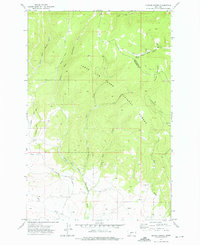 Hoover Spring 1972 topographic map thumbnail