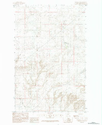 Hornbeck Lake 1984 topographic map thumbnail
