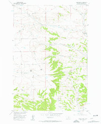 Horse Butte 1956 topographic map thumbnail