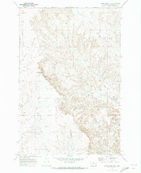 Horse Creek Hill 1969 topographic map thumbnail