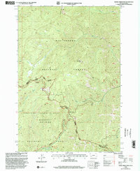 Horse Creek Pass 1998 topographic map thumbnail