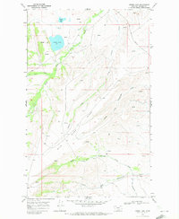 Horse Lake 1968 topographic map thumbnail