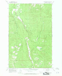 Horse Mountain 1966 topographic map thumbnail