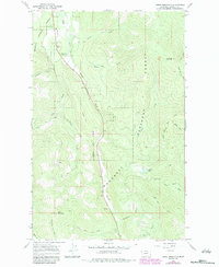 Horse Mountain 1966 topographic map thumbnail