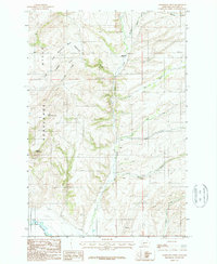 Horseshoe Creek 1987 topographic map thumbnail