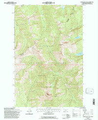 Horseshoe Peak 1994 topographic map thumbnail