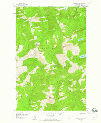 Horseshoe Peak 1958 topographic map thumbnail