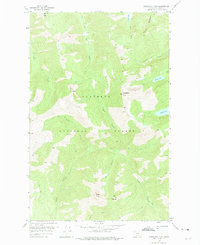 Horseshoe Peak 1958 topographic map thumbnail