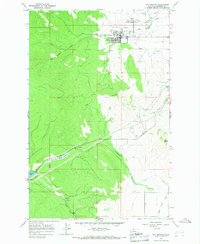 Hot Springs 1964 topographic map thumbnail