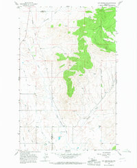 Hot Springs NE 1964 topographic map thumbnail