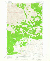 Hound Creek Reservoir 1961 topographic map thumbnail