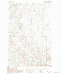 Hubert Hill 1984 topographic map thumbnail