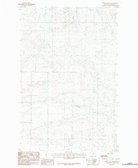 Hubert Hill SW 1984 topographic map thumbnail
