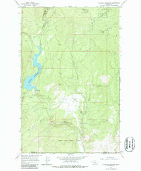 Hubbart Reservoir 1964 topographic map thumbnail