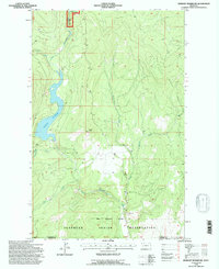 Hubbart Reservoir 1994 topographic map thumbnail