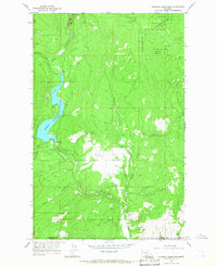 Hubbart Reservoir 1964 topographic map thumbnail