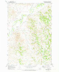 Huckins School 1970 topographic map thumbnail