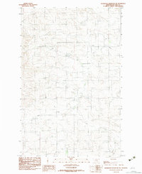 Hudiburgh Reservoir NW 1983 topographic map thumbnail