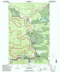 Hungry Horse 1994 topographic map thumbnail