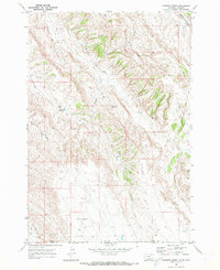 Hunters Creek 1969 topographic map thumbnail