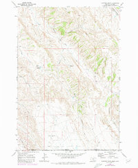 Hunters Creek 1969 topographic map thumbnail