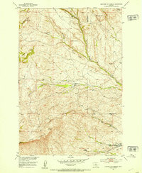 Hunters Hot Springs 1951 topographic map thumbnail