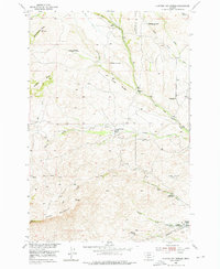 Hunters Hot Springs 1951 topographic map thumbnail