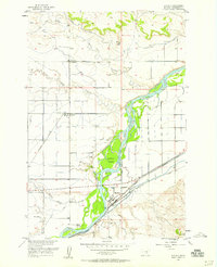 Huntley 1956 topographic map thumbnail