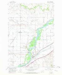 Huntley 1956 topographic map thumbnail