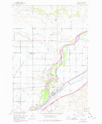Huntley 1956 topographic map thumbnail