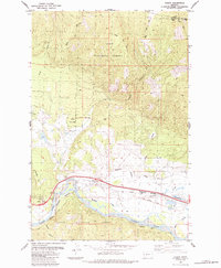 Huson 1984 topographic map thumbnail