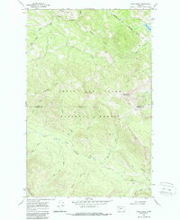 Hyde Creek 1968 topographic map thumbnail