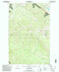 Hyde Creek 1995 topographic map thumbnail