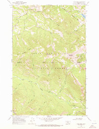 Hyde Creek 1968 topographic map thumbnail