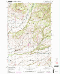 Ibex Mountain 1951 topographic map thumbnail
